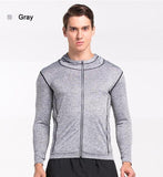 Male Sports Long Sleeve hooded