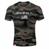 2019 Men Camouflage SportT-shirt