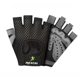 Big Size Men Women Fitness Gloves Shockproof Half Finger