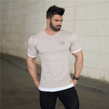 2019 Summer Men T-shirt Gym