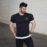 2019 Summer Men T-shirt Gym