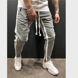 Hot Men's Sweatpants Side Stripe