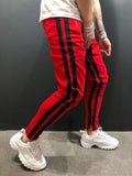 Hot Men's Sweatpants Side Stripe